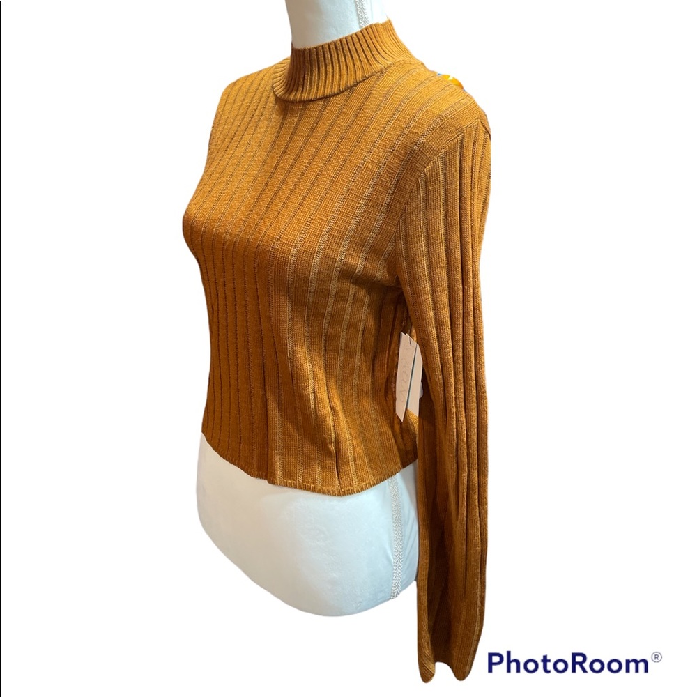 5 for 25$🔥 Abound Rust Pumpkin Sweater |Top | Crop Sweater - Picture 2 of 8